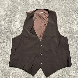 Vestimenta Spa Formal Dress Vest Mens Large 40 Gray 3 Button